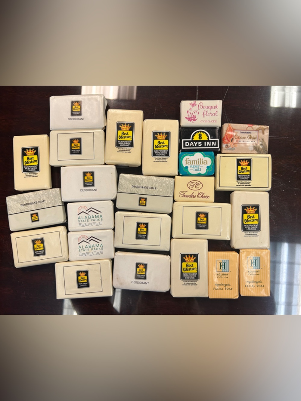 Vintage Assorted Hotel & Motel Guest Soaps - Best Western, Days Inn, Holiday Inn